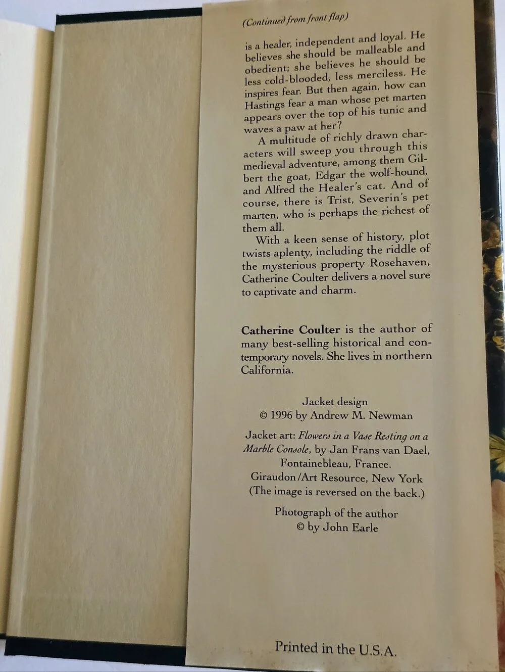 Rosehaven Hardcover Book (1996) by Catherine Coulter, Pre-owned
